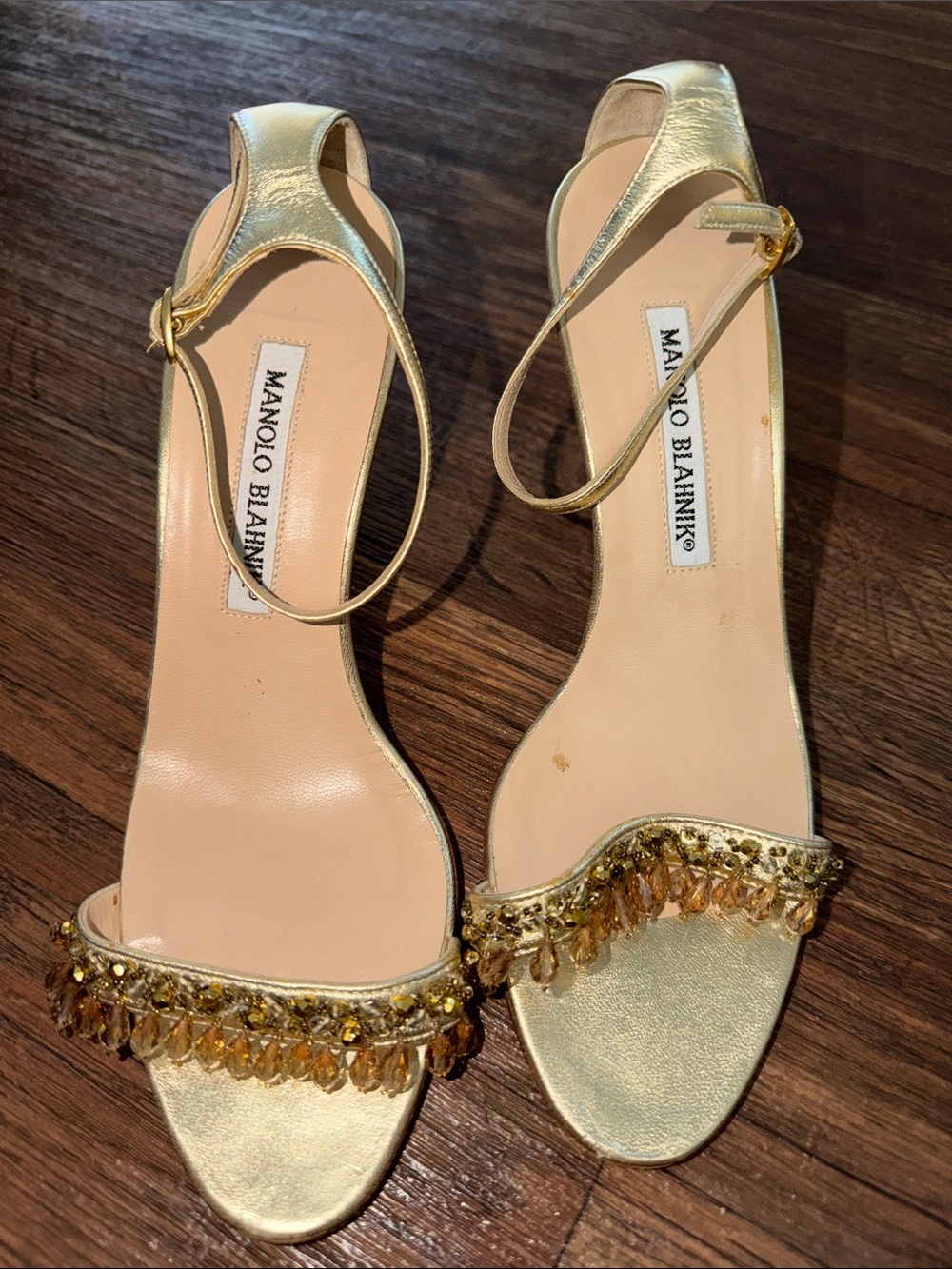 Manolo Blahnik Embellished Heels